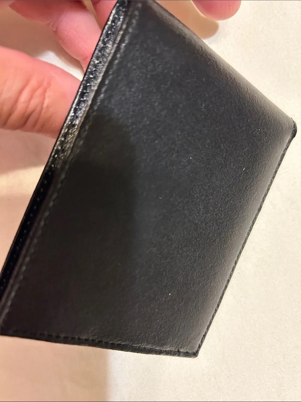 Samsonite Black Leather Bi-Fold Card Holder Wallet